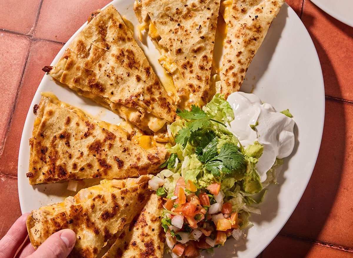 6 Restaurant Chains With the Best Quesadilla Platters